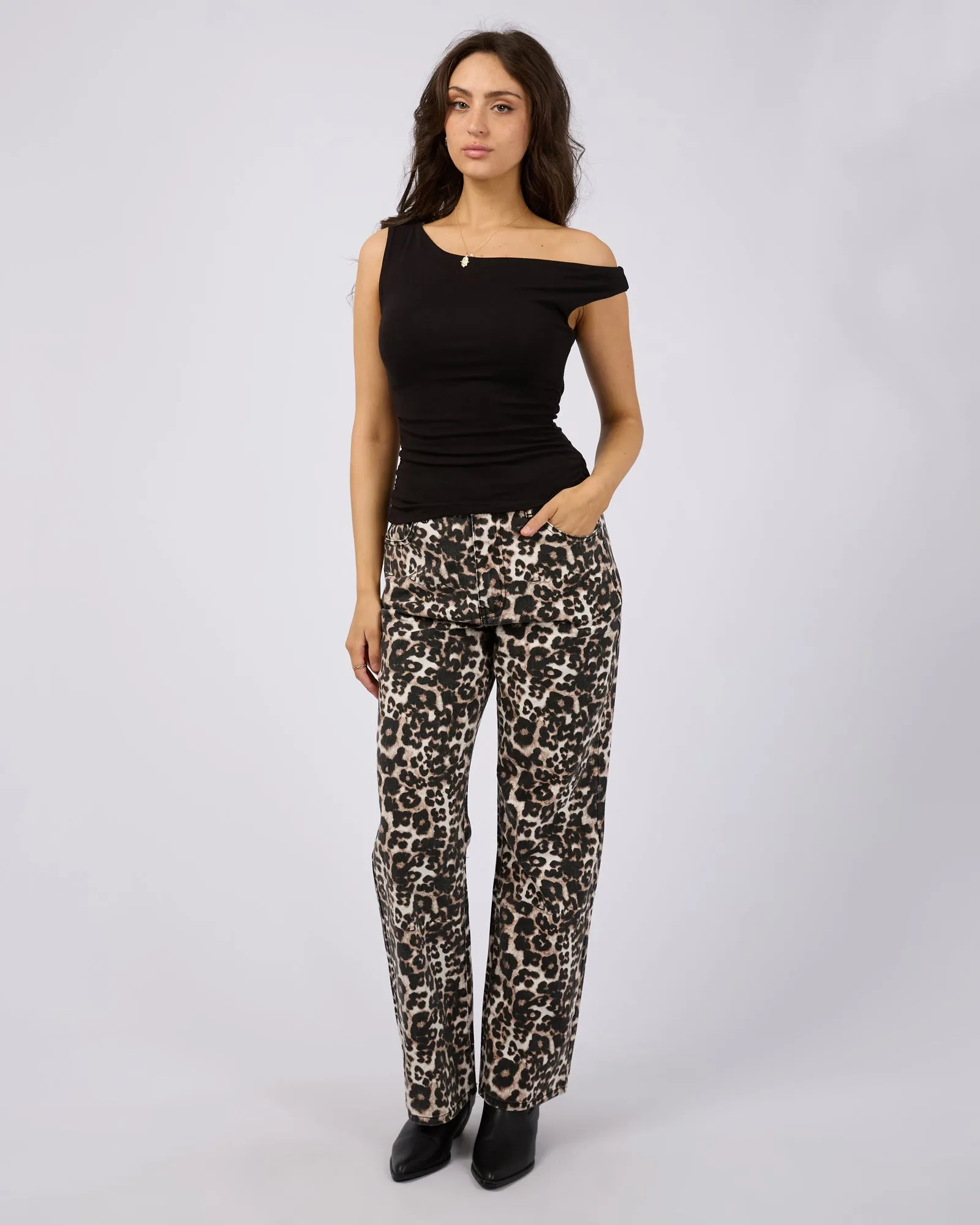 All About Eve Kylie Off Shoulder Top Black