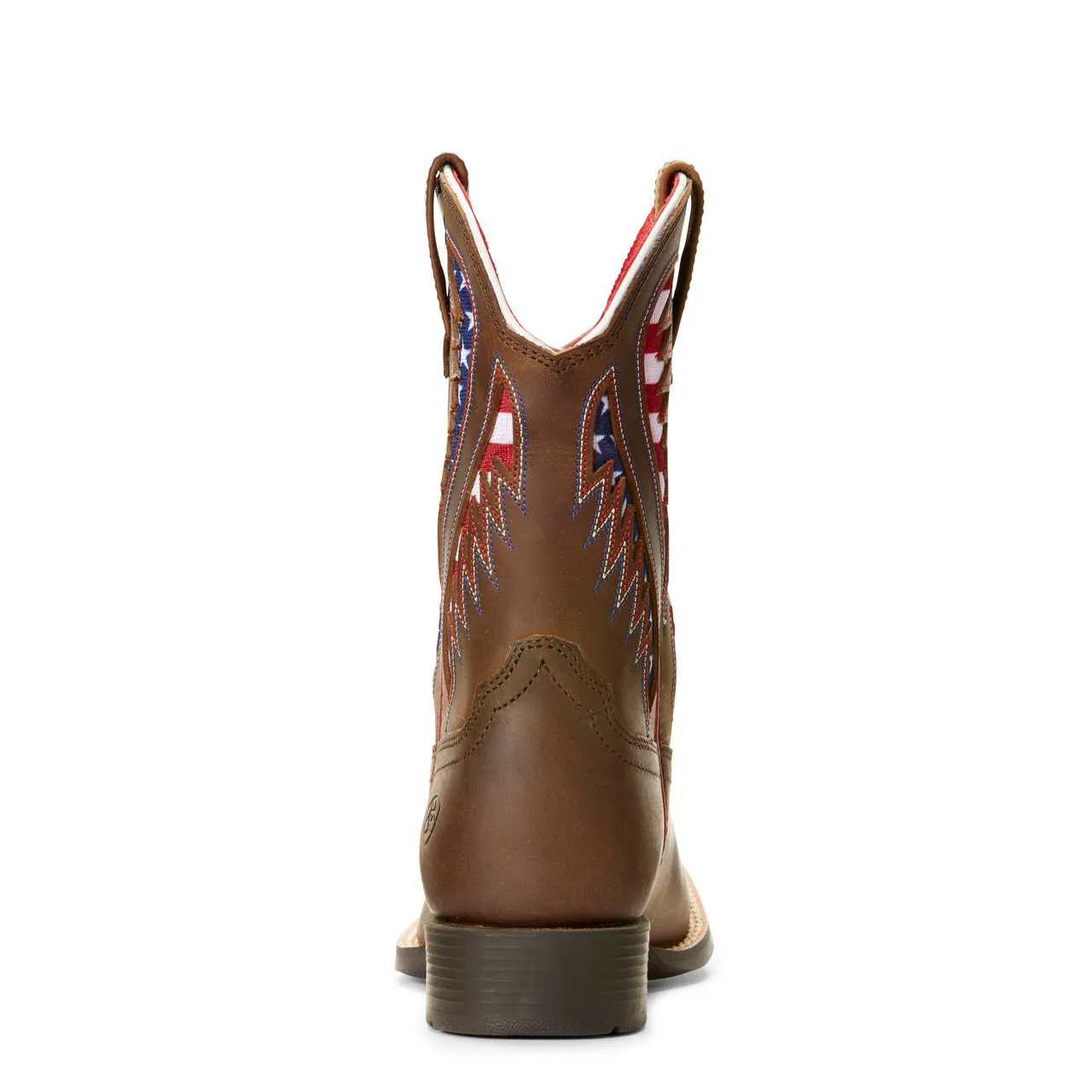 Ariat Kid's Red, White, and Blue Quickdraw VentTEK Square Toe Boot