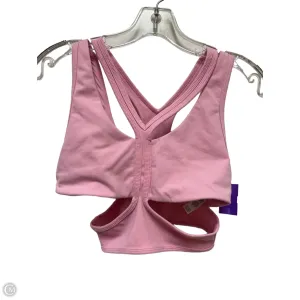 Athletic Bra By Alo In Pink, Size: S