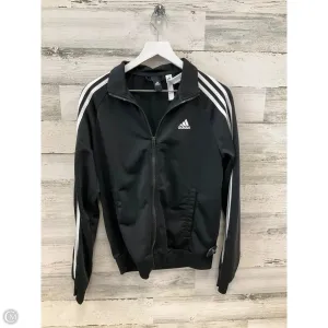 Athletic Jacket By Adidas In Black, Size: S