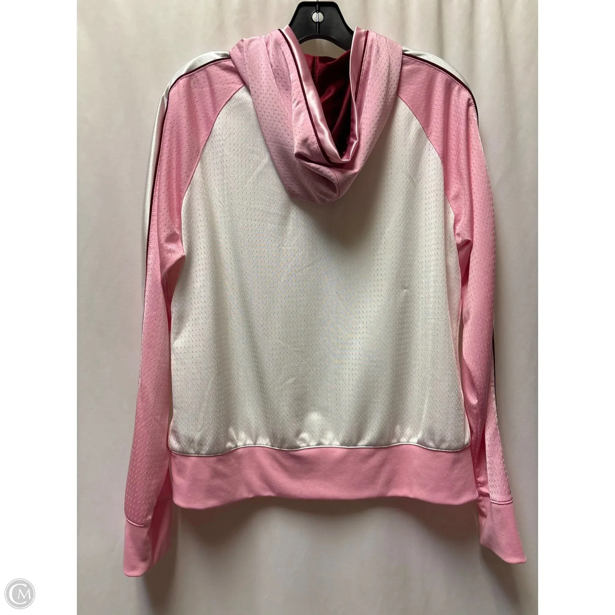 Athletic Jacket By Nike In Pink, Size: Xl