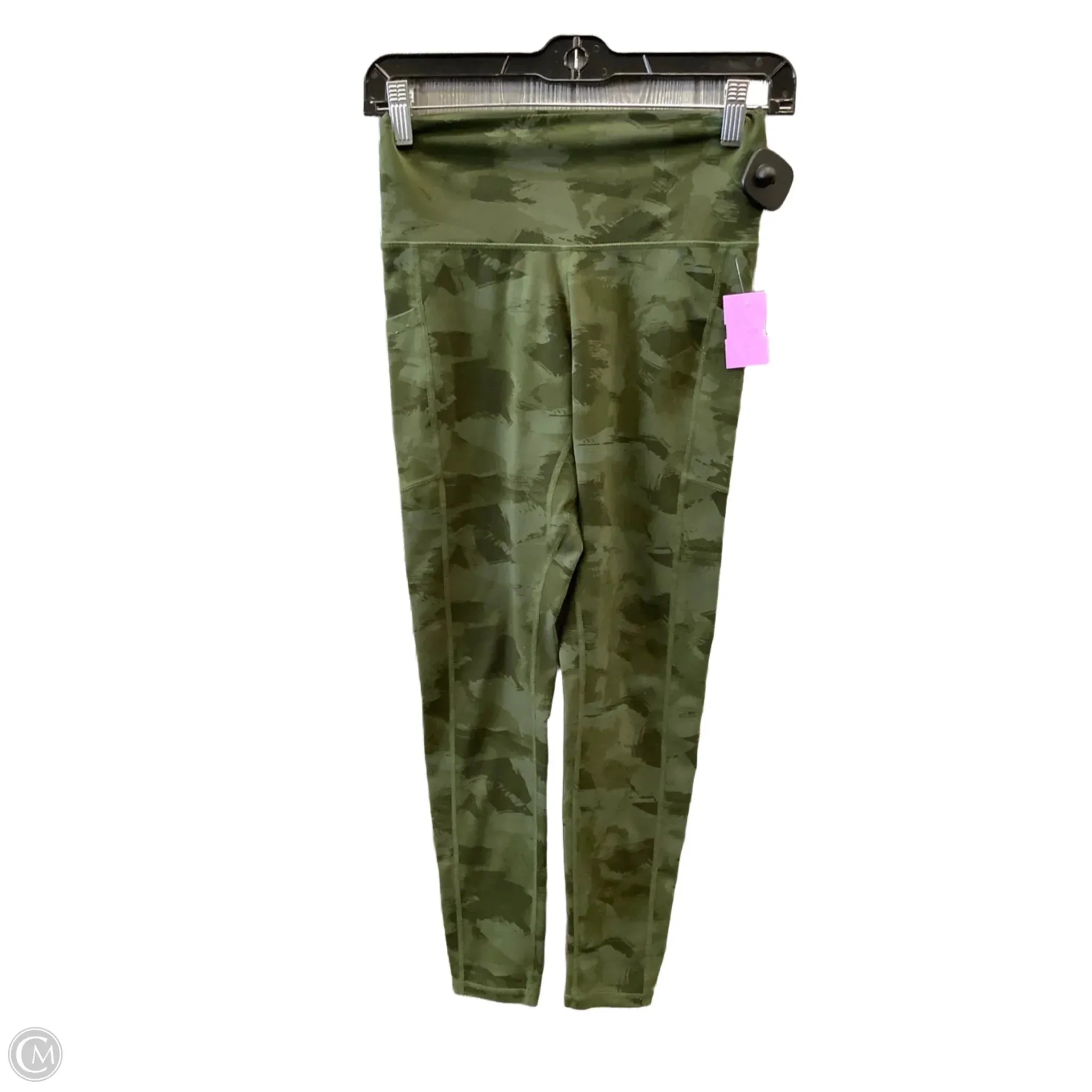 Athletic Leggings By Clothes Mentor In Green, Size: S