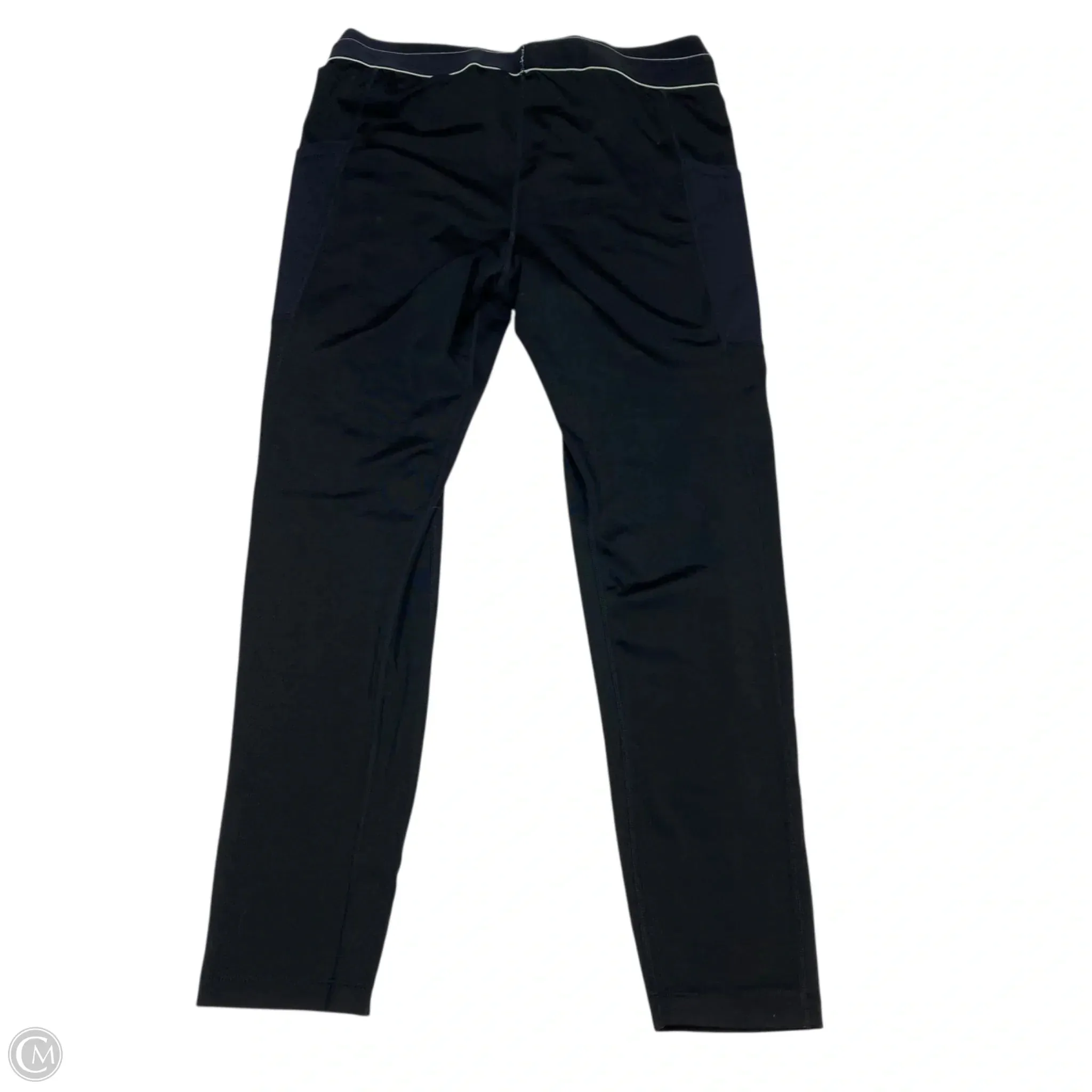 Athletic Leggings By Free People In Black & Green, Size: L