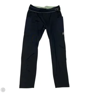 Athletic Leggings By Free People In Black & Green, Size: L
