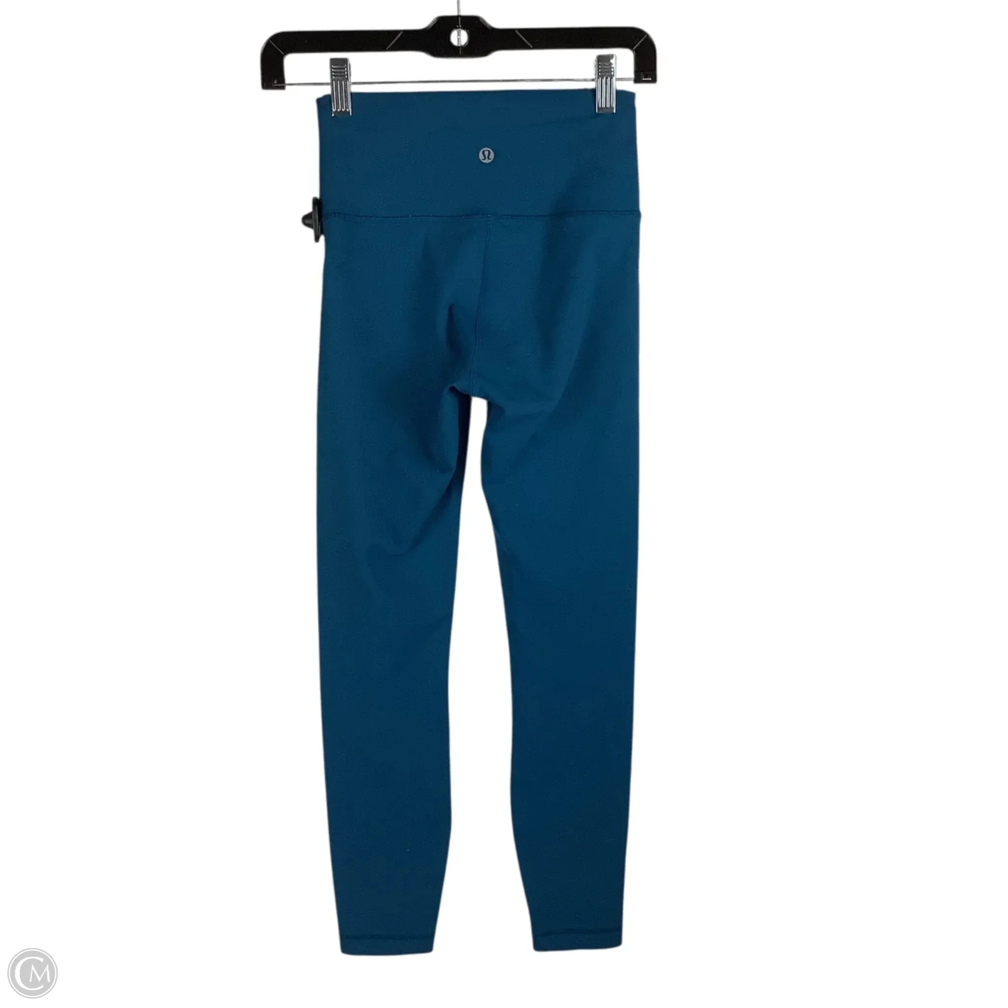Athletic Leggings By Lululemon In Blue, Size: 4