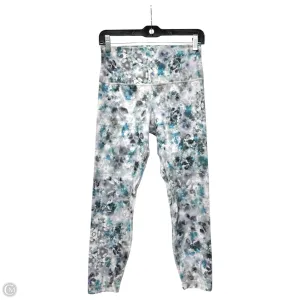Athletic Leggings By Lululemon In Grey & Purple, Size: 8