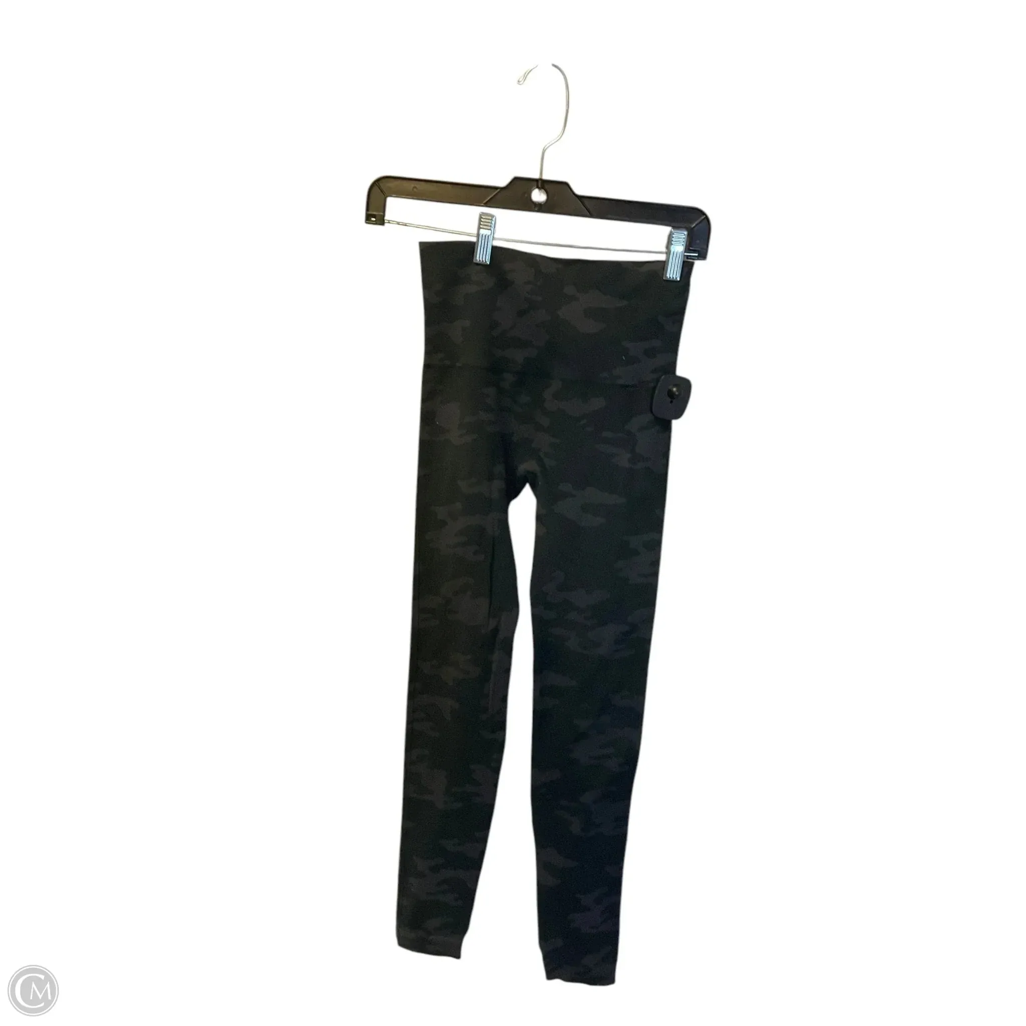 Athletic Leggings By Spanx In Grey, Size: S