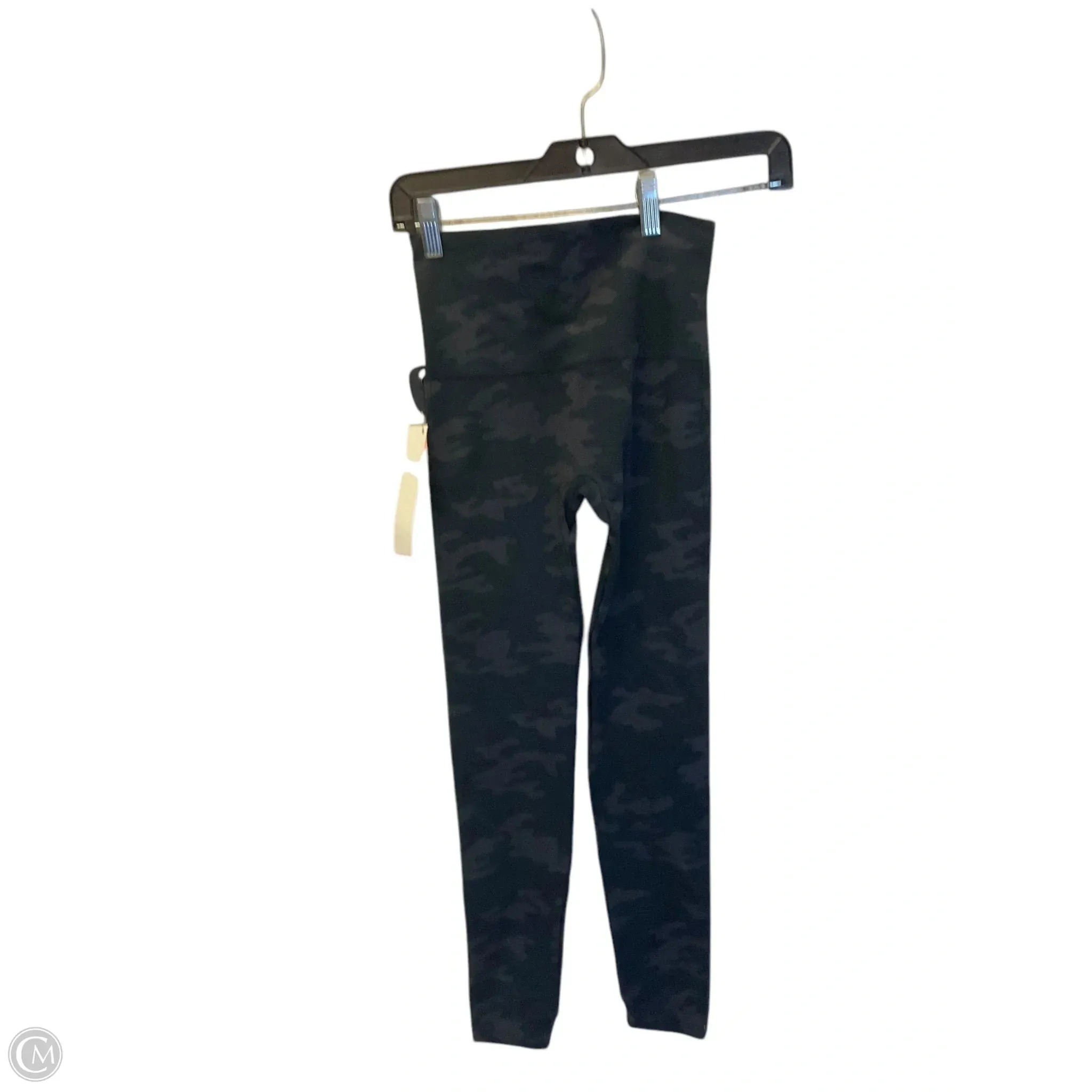 Athletic Leggings By Spanx In Grey, Size: S