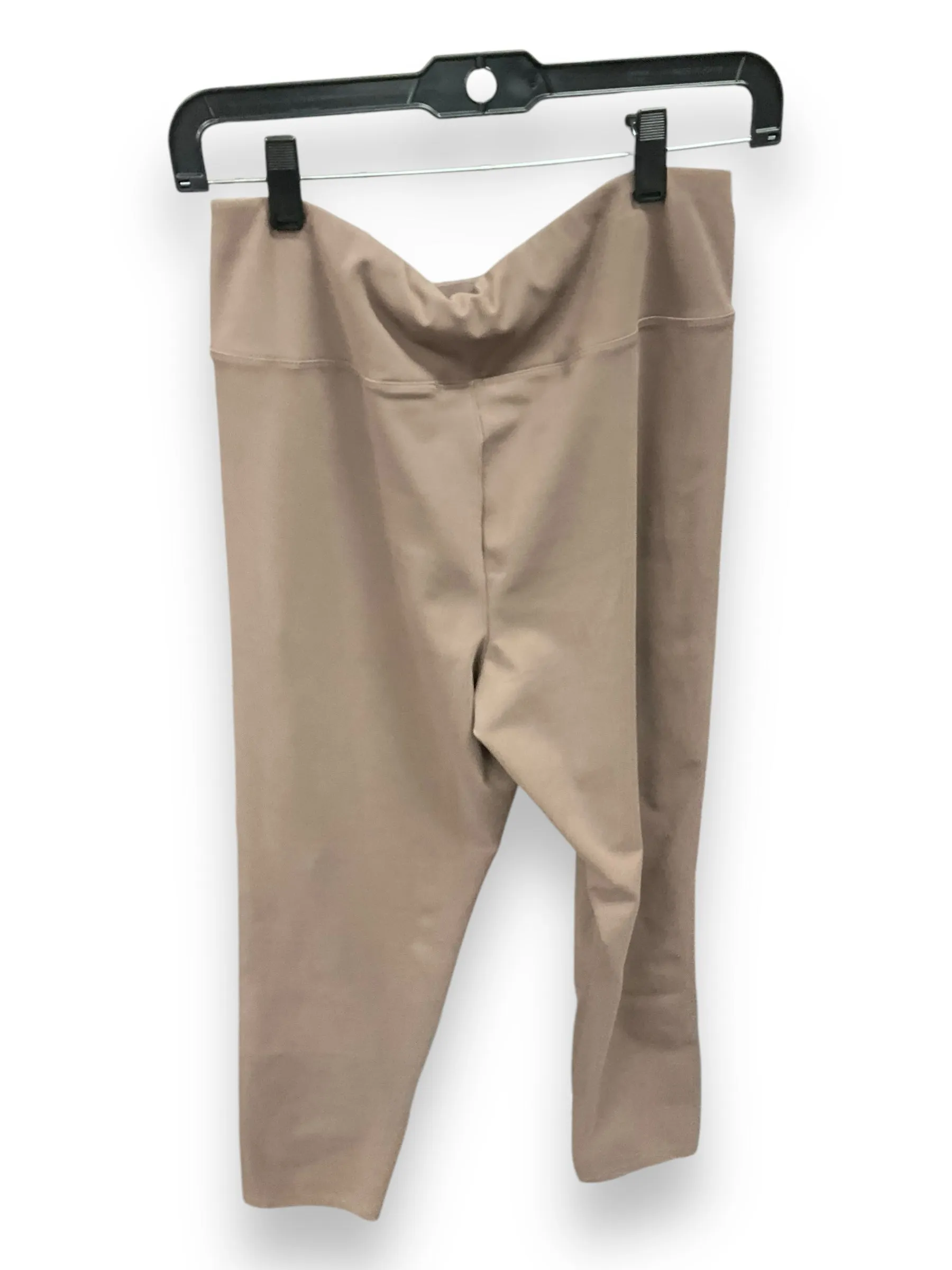 Athletic Pants By 90 Degrees By Reflex In Taupe, Size: M