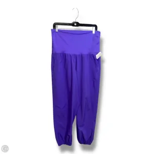 Athletic Pants By Lululemon In Purple, Size: 10