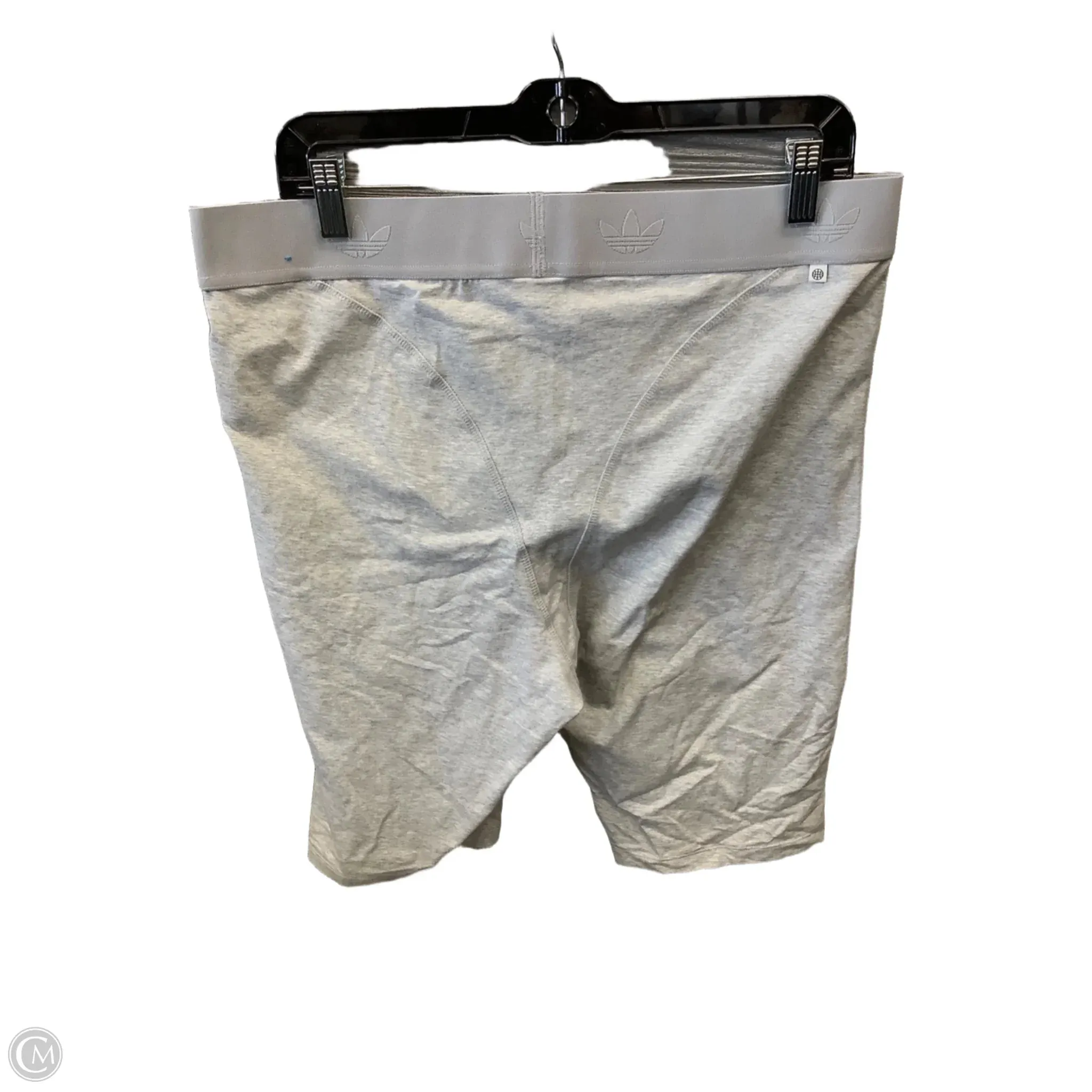 Athletic Shorts By Adidas In Grey, Size: Xl