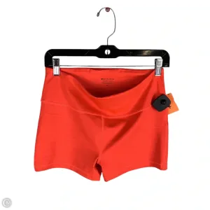 Athletic Shorts By Athleta In Orange, Size: M