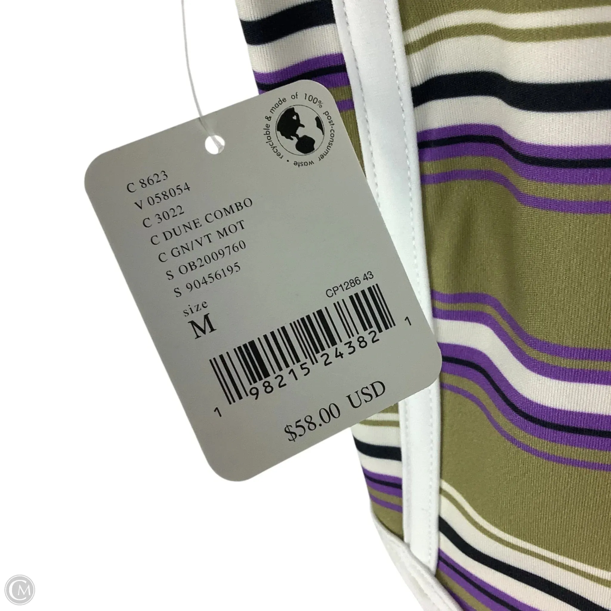 Athletic Shorts By Free People In Striped Pattern, Size: M