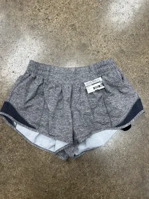 Athletic Shorts By Lululemon In Grey, Size: 4