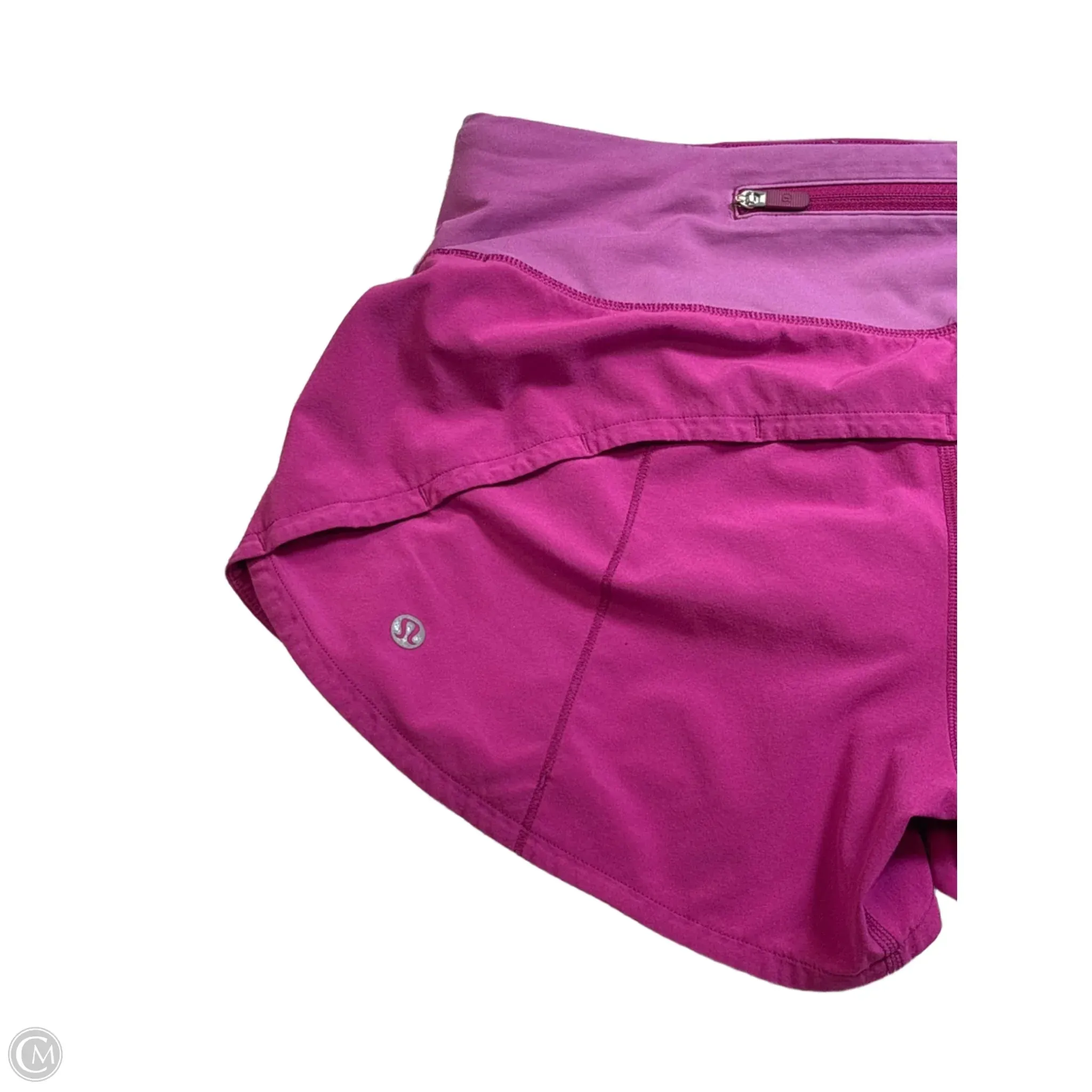 Athletic Shorts By Lululemon In Pink, Size: S