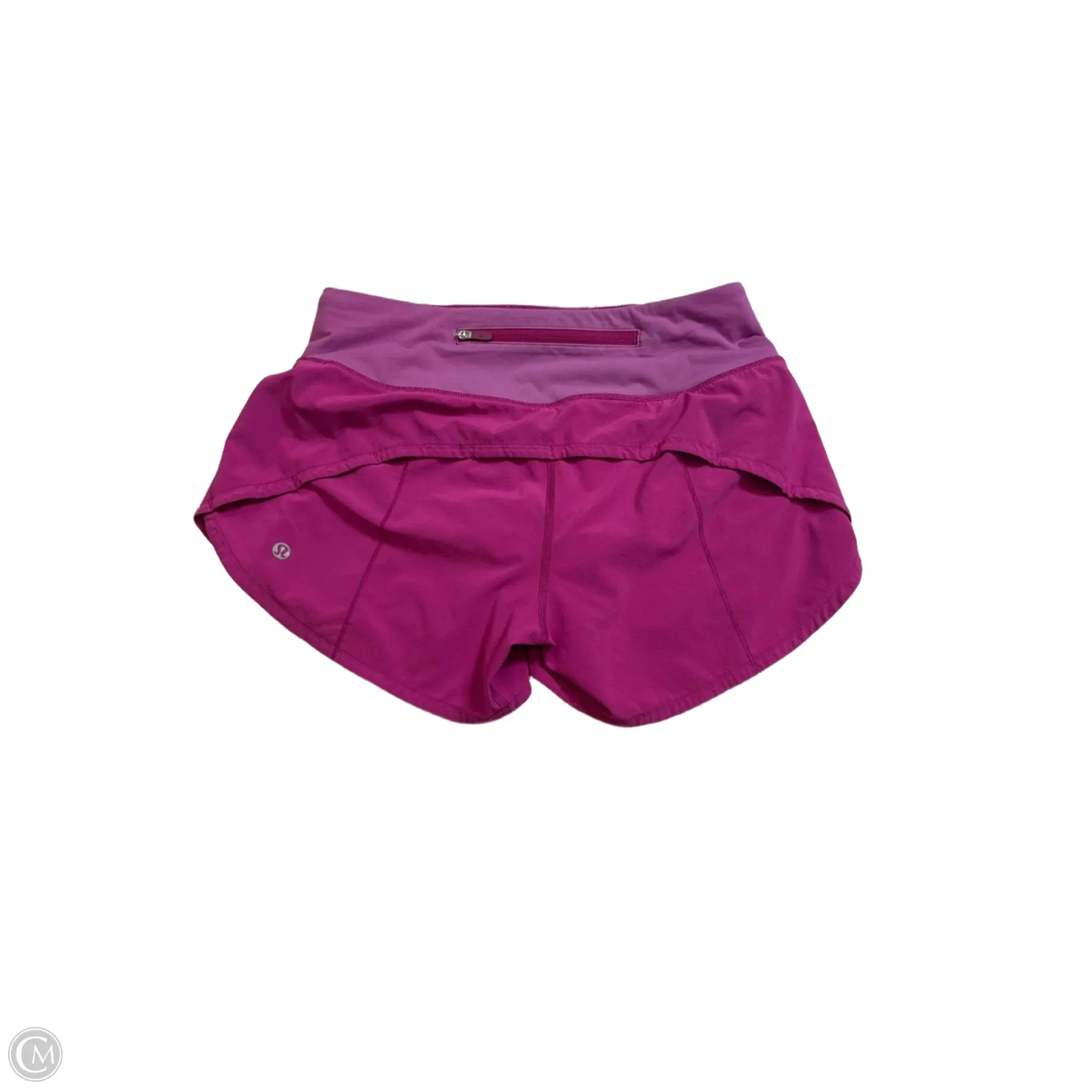 Athletic Shorts By Lululemon In Pink, Size: S