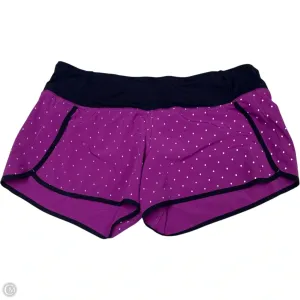 Athletic Shorts By Lululemon In Purple, Size: M