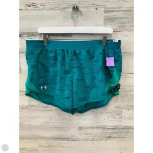 Athletic Shorts By Under Armour In Green, Size: Xl