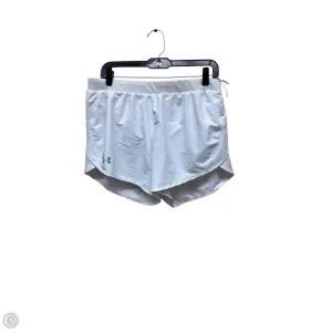 Athletic Shorts By Under Armour In White, Size: L