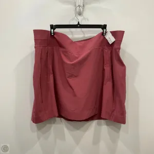 Athletic Skirt By Athleta In Pink, Size: 2x