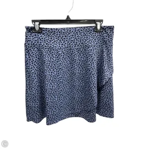 Athletic Skirt By Eddie Bauer In Black & Blue, Size: M
