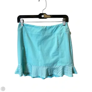 Athletic Skort By Adidas In Aqua, Size: Xs