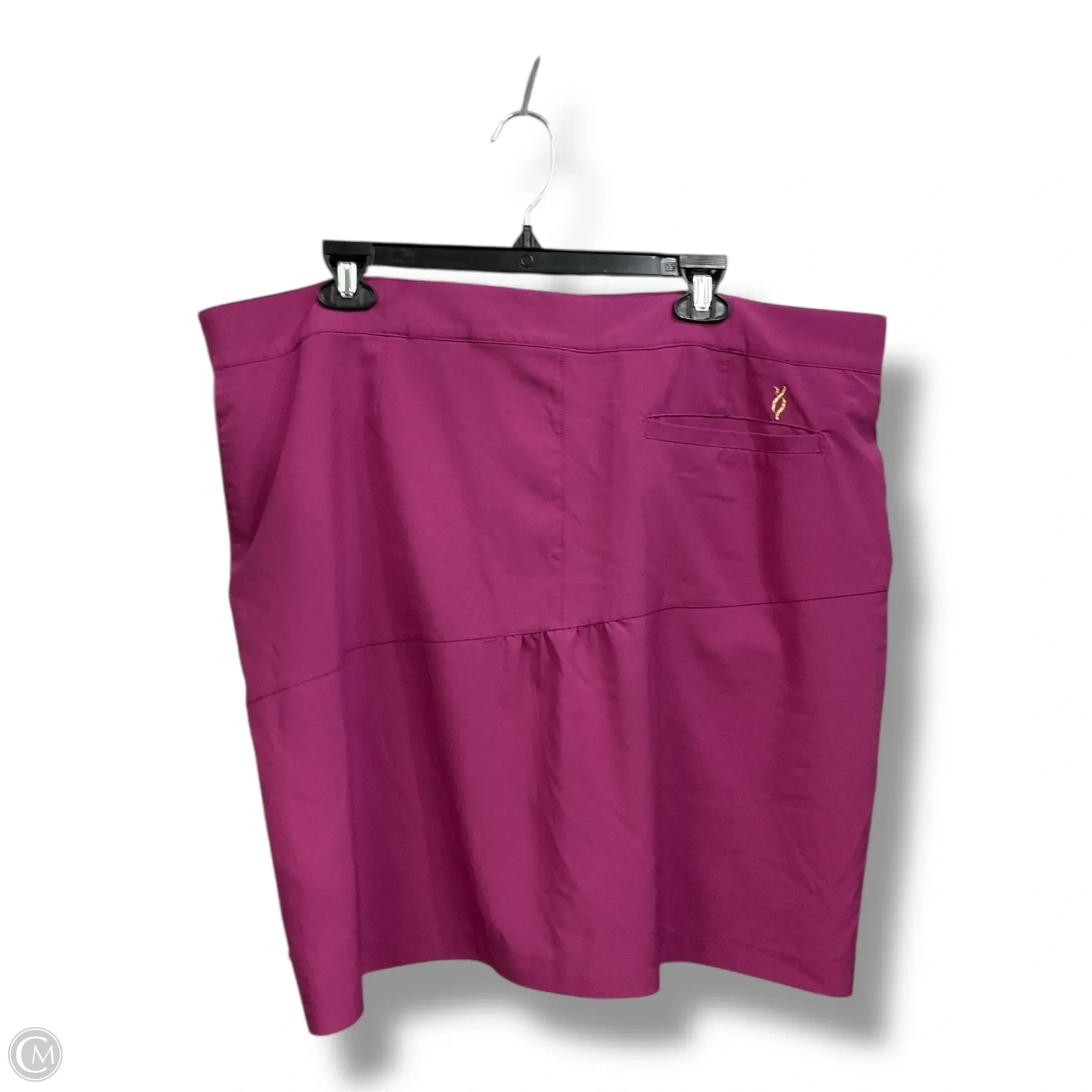 Athletic Skort By Clothes Mentor In Purple, Size: 2x