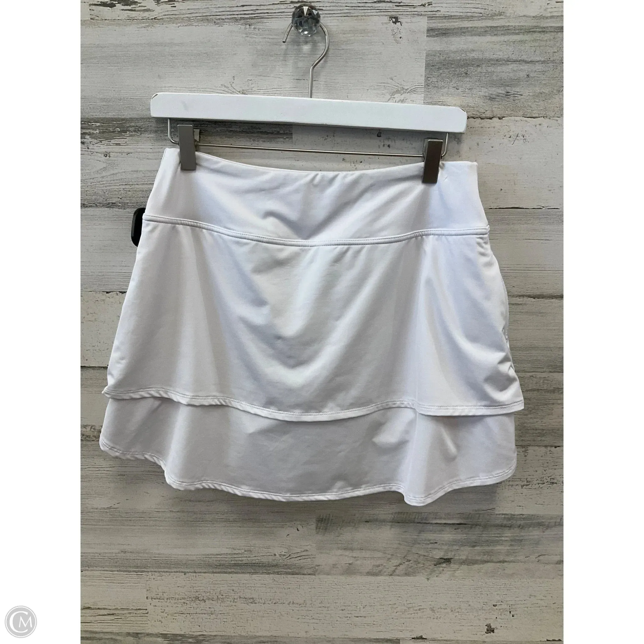 Athletic Skort By Clothes Mentor In White, Size: M