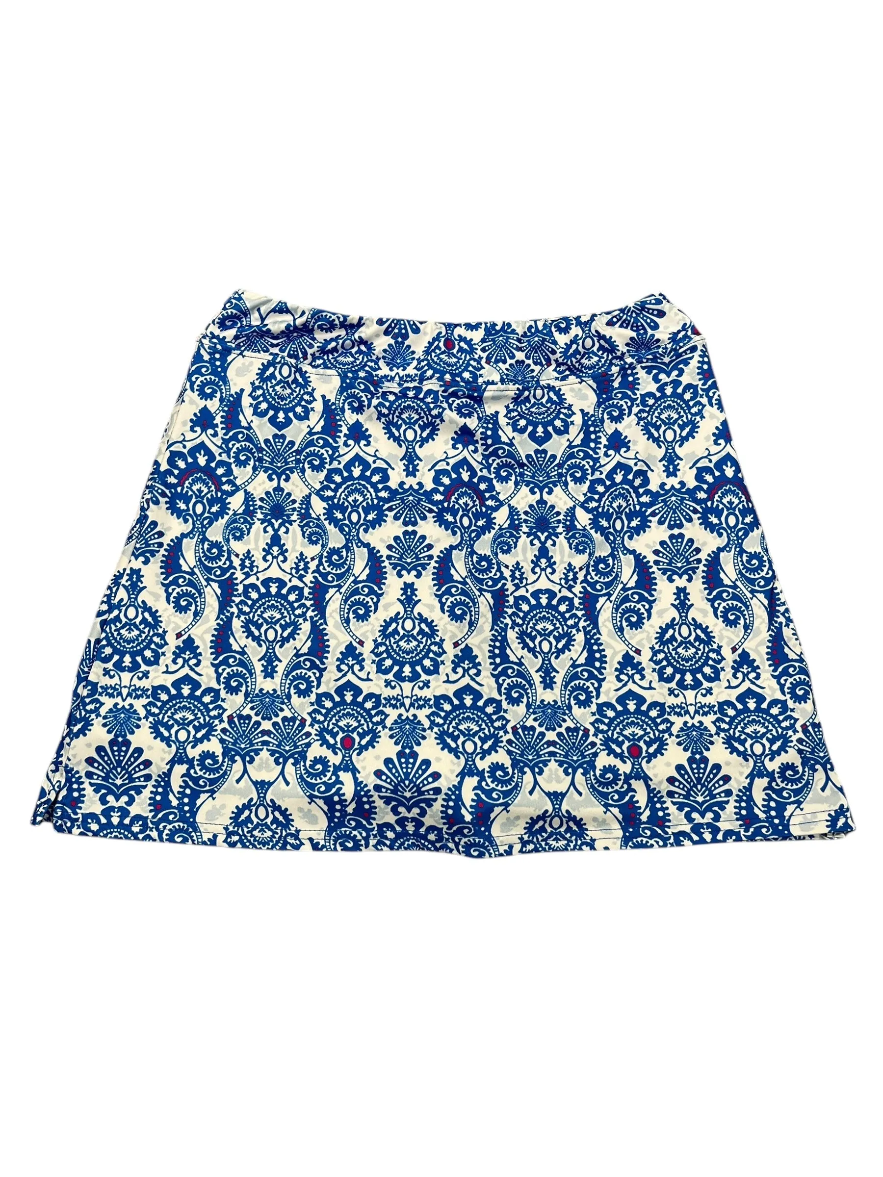Athletic Skort By EKOUAER In Blue & White, Size:S