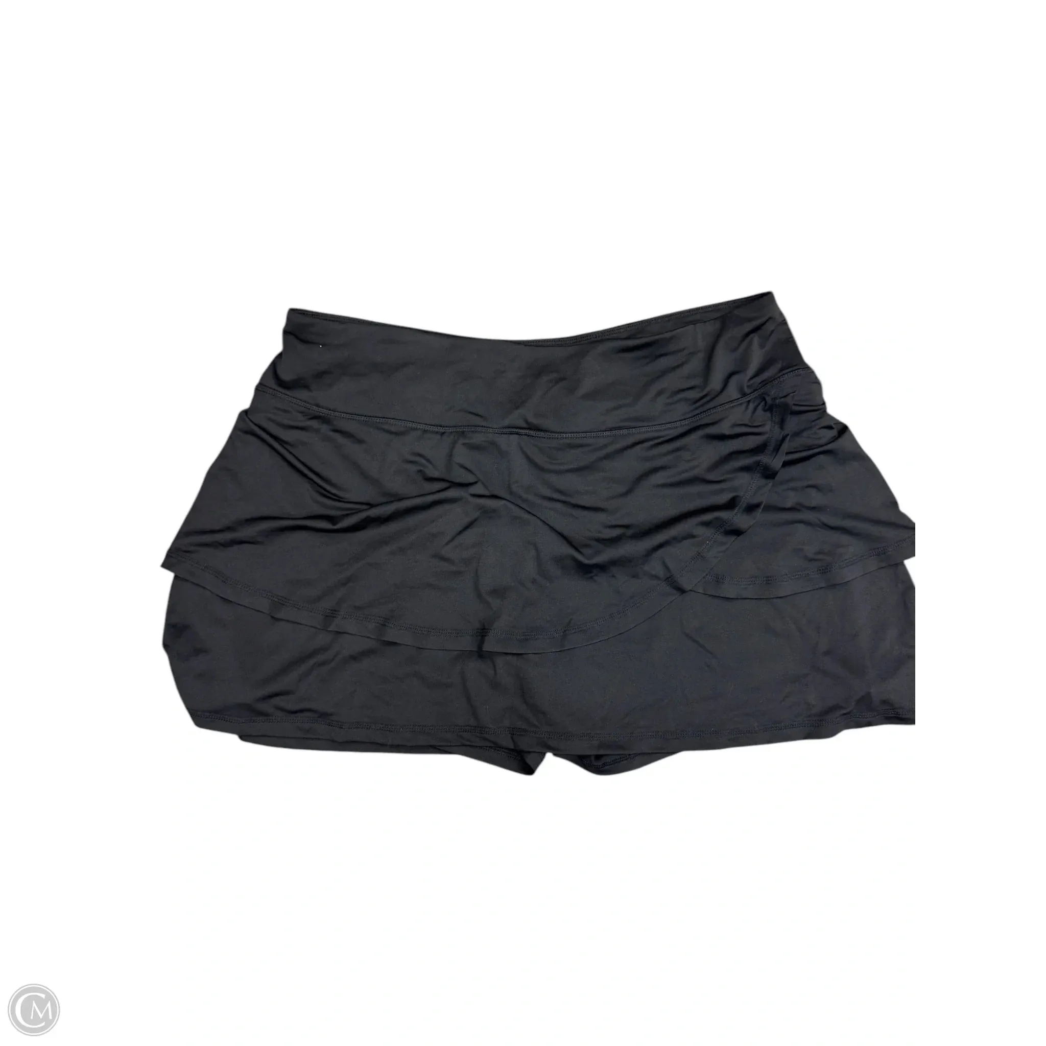 Athletic Skort By Exertek In Black, Size: 2x