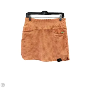 Athletic Skort By Lady Hagen In Orange, Size: M
