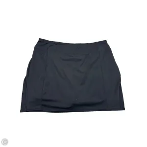 Athletic Skort By Tangerine In Black, Size: Xxl