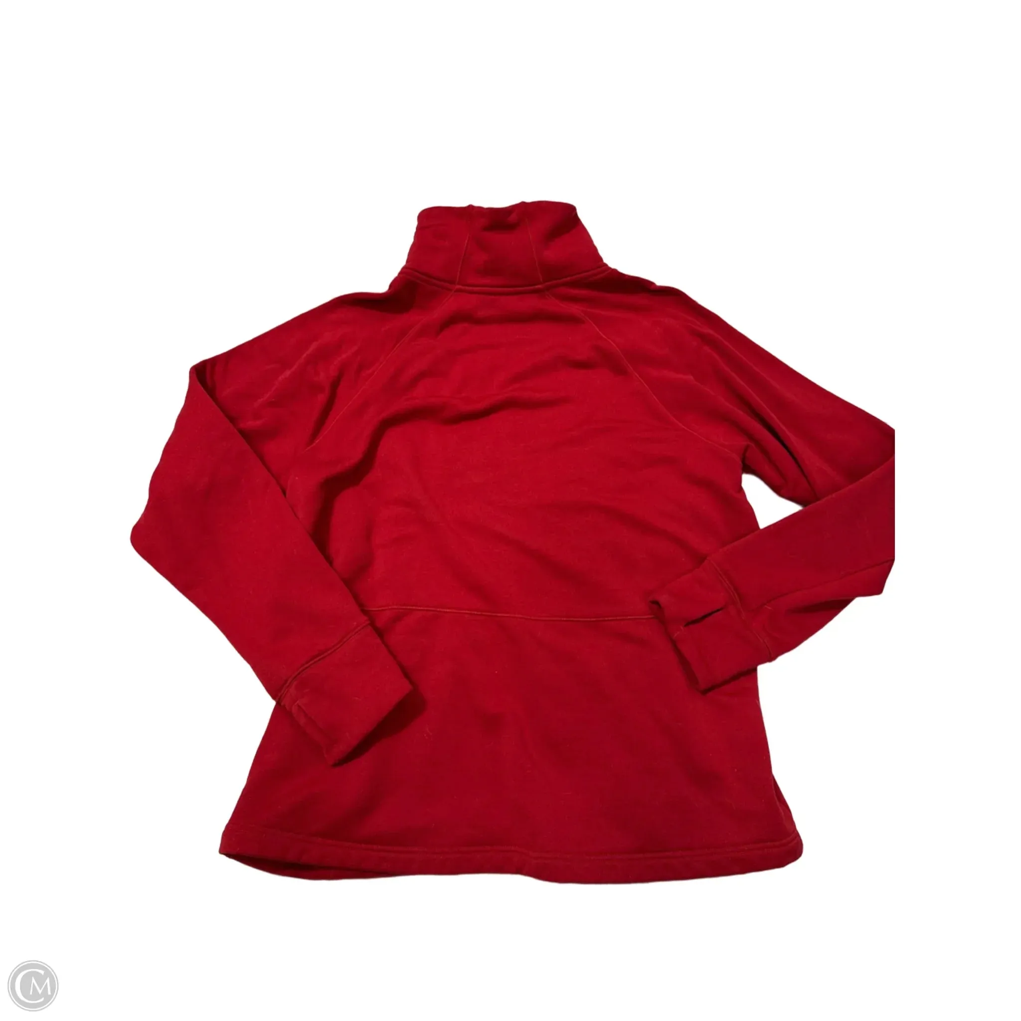 Athletic Sweatshirt Collar By Athleta In Red, Size: Xl