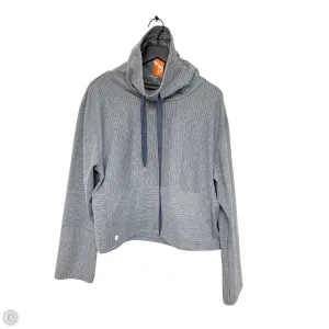 Athletic Sweatshirt Collar By Clothes Mentor In Grey, Size: M