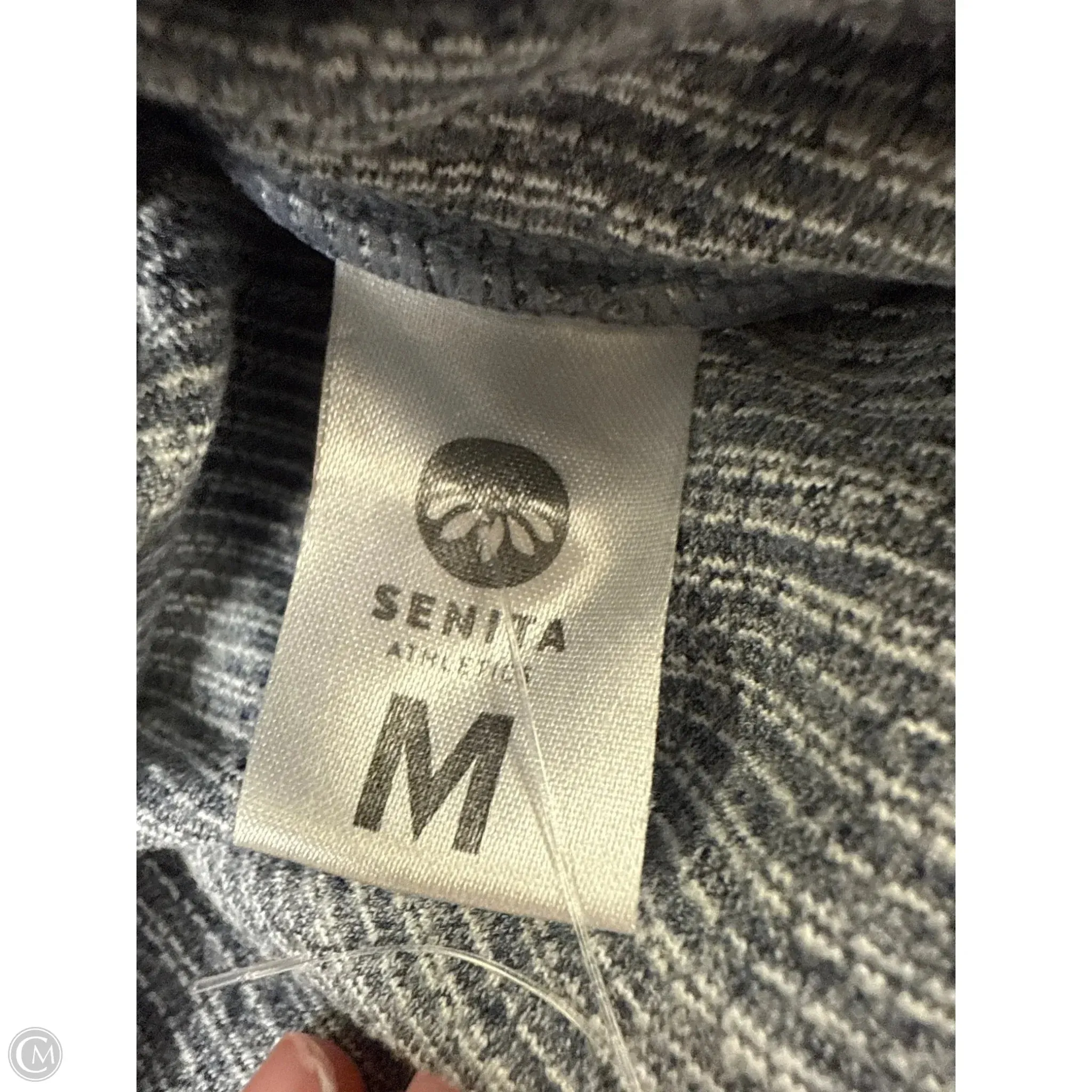Athletic Sweatshirt Collar By Clothes Mentor In Grey, Size: M