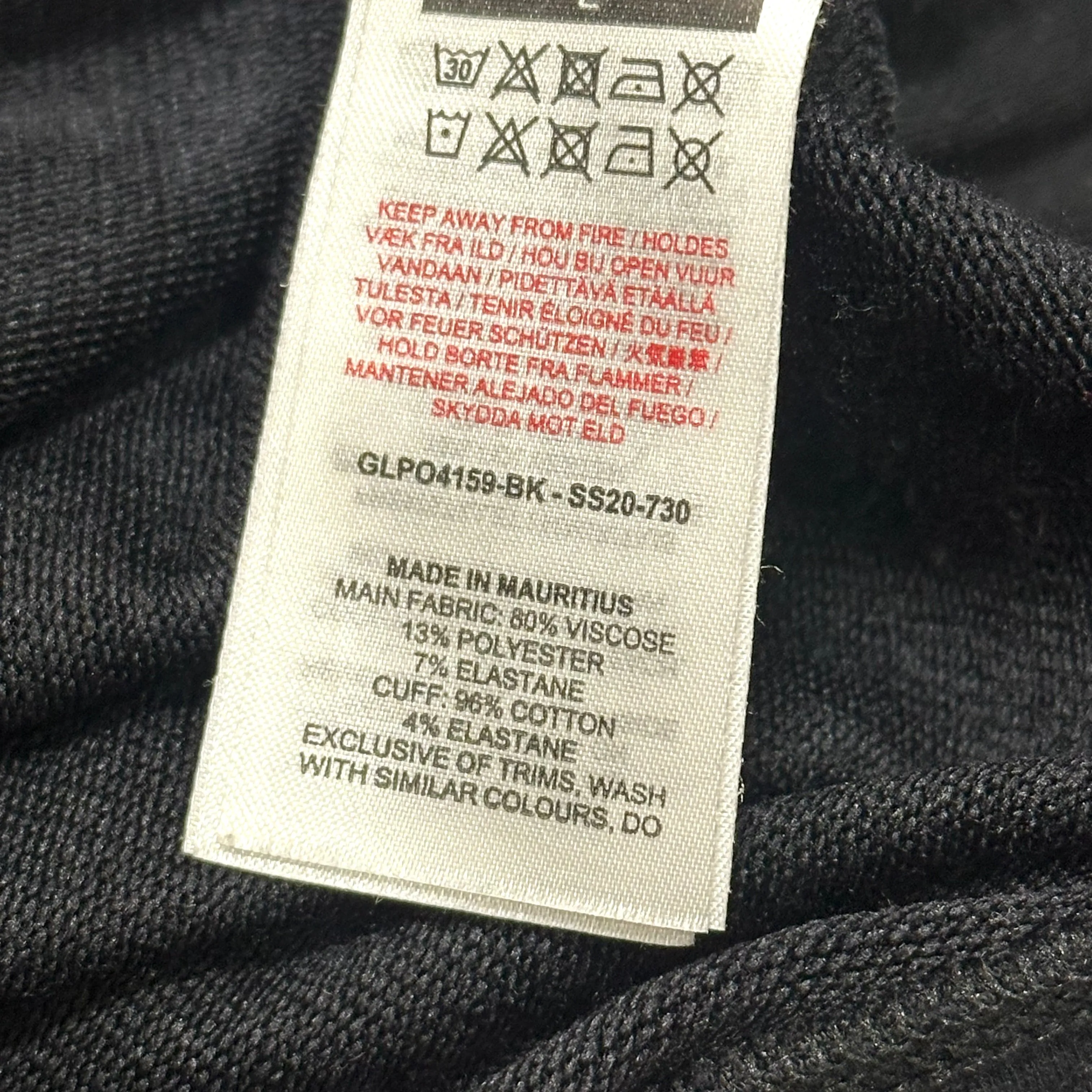 Athletic Sweatshirt Collar By Gym Shark In Black, Size: L