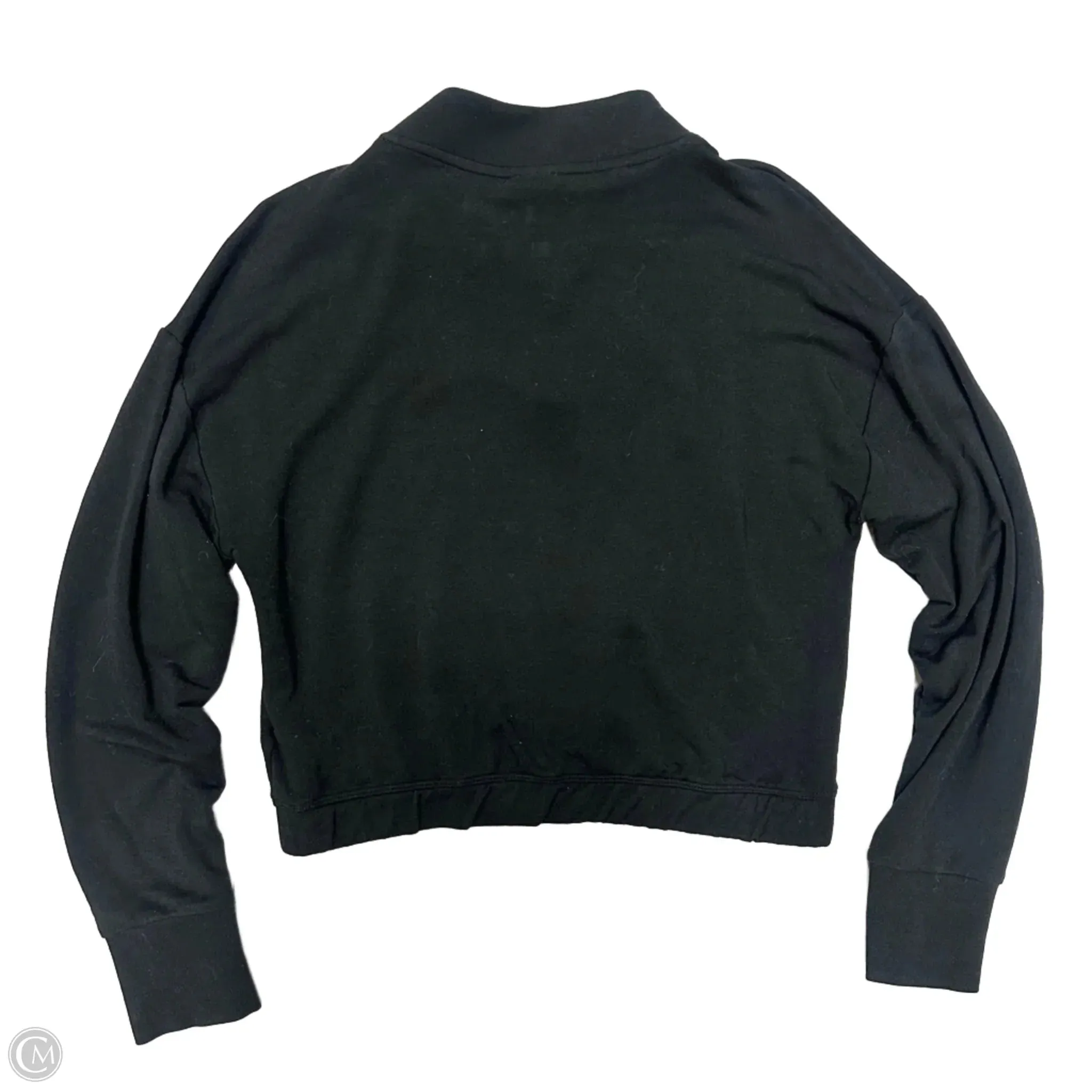 Athletic Sweatshirt Collar By Gym Shark In Black, Size: L