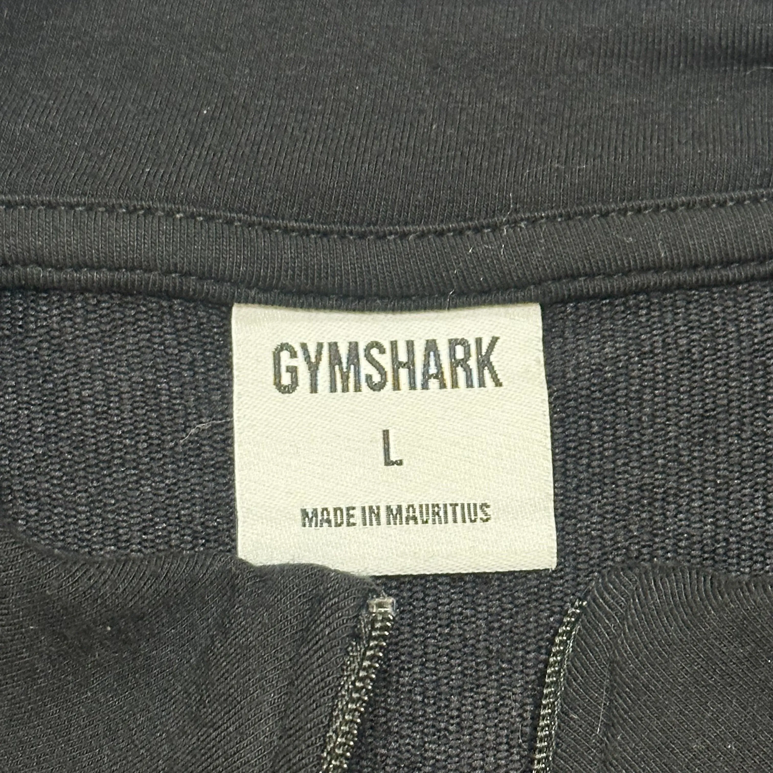 Athletic Sweatshirt Collar By Gym Shark In Black, Size: L