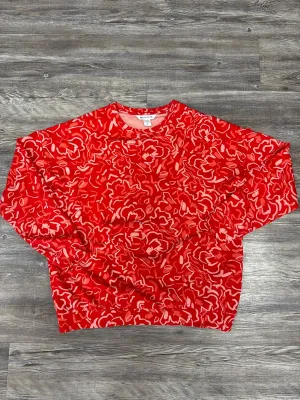 Athletic Sweatshirt Crewneck By Athleta In Red, Size: S