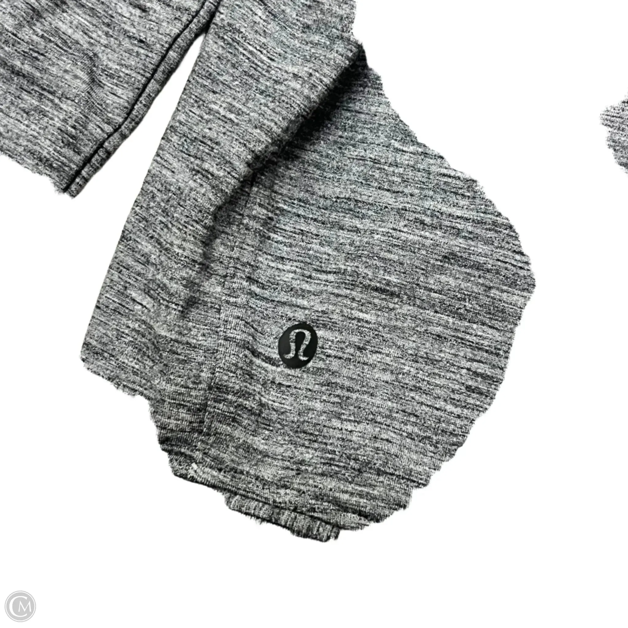 Athletic Sweatshirt Crewneck By Lululemon In Grey, Size: S