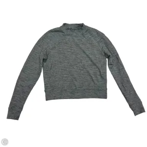 Athletic Sweatshirt Crewneck By Lululemon In Grey, Size: S