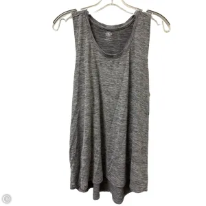 Athletic Tank Top By Athletic Works In Grey, Size: L