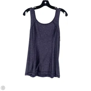 Athletic Tank Top By Lululemon In Blue, Size: 8