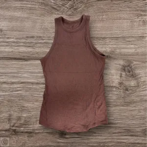 Athletic Tank Top By Lululemon In Brown, Size: 8