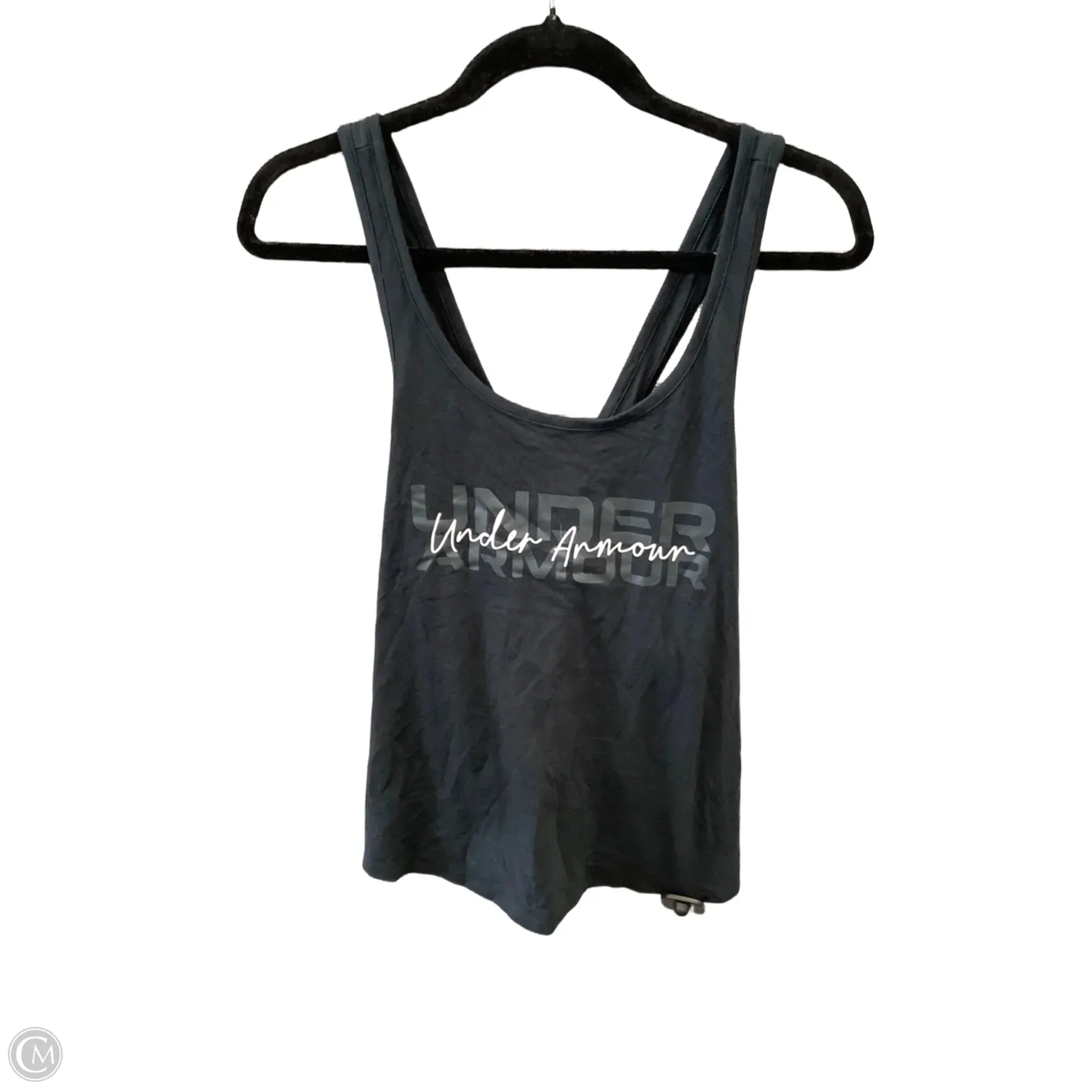 Athletic Tank Top By Under Armour In Black, Size: L