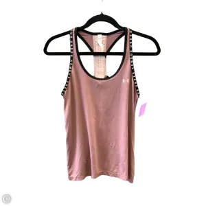 Athletic Tank Top By Under Armour In Pink, Size: Xs