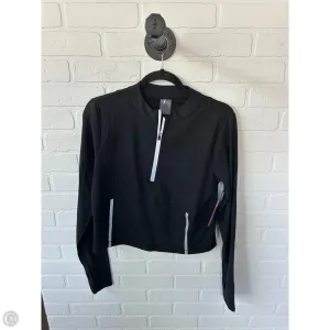 Athletic Top Long Sleeve Collar By Calia In Black, Size: Xl