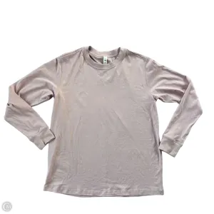Athletic Top Long Sleeve Crewneck By Lululemon In Purple, Size: S