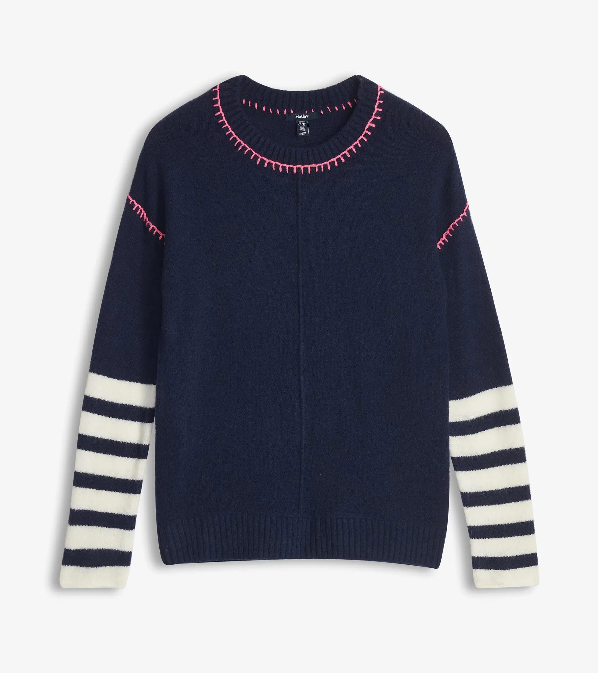 Avery Sweater - Navy Stripes -Hatley
