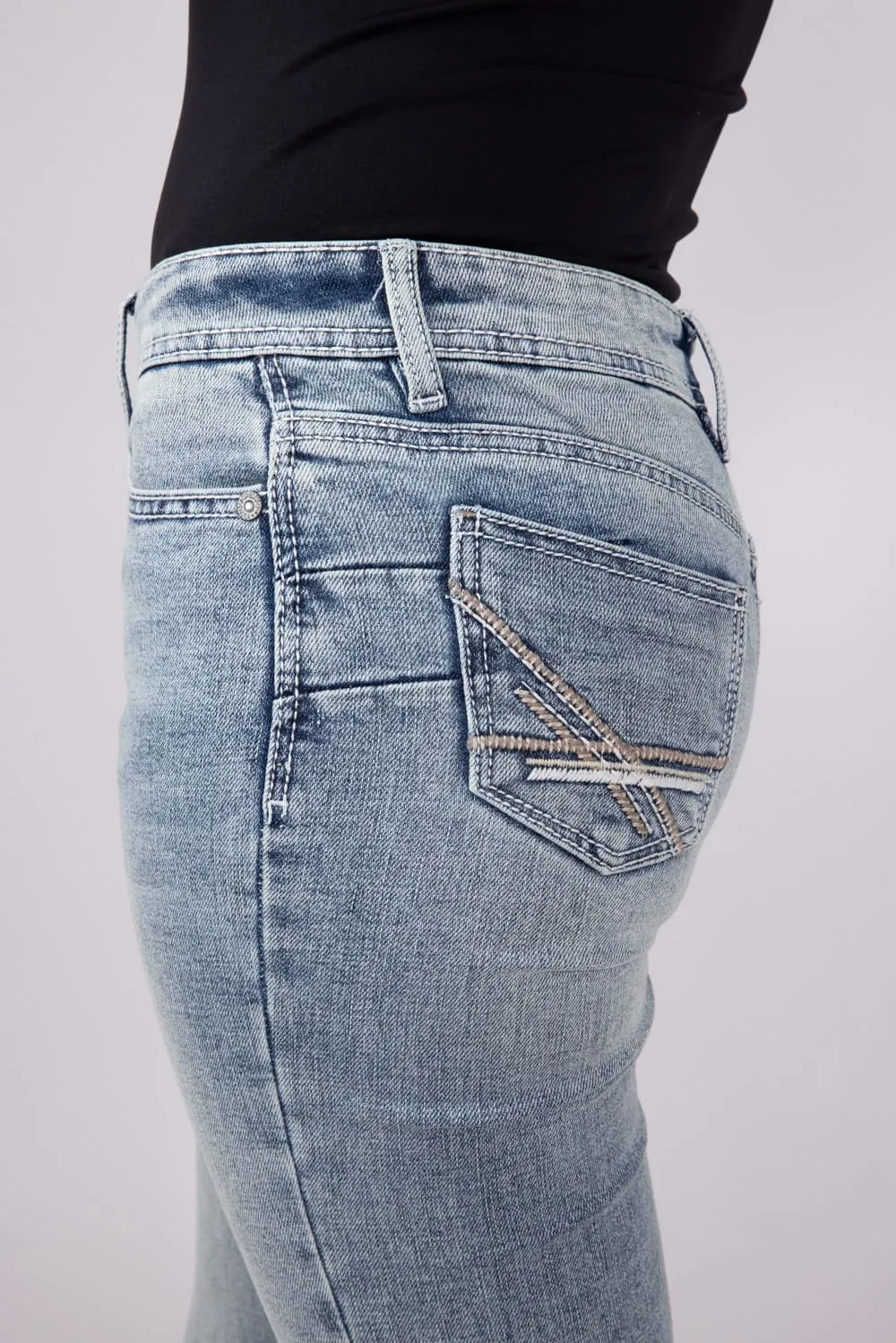 Axel Jeans Girls 7-16 Jolene Slim Bootcut Flare Jeans | AXGB0001